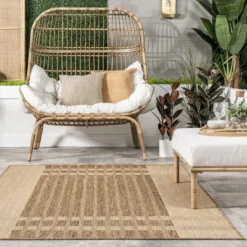 NuLOOM Lila Modern Striped Indoor/Outdoor Area Rug -Garden Furniture Store GUEST 7f3fac81 c4bd 45ae 8ebf 914b58cdc806