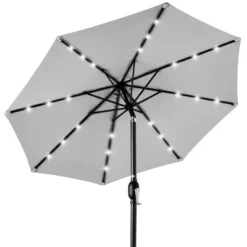 Best Choice Products 10ft Solar LED Lighted Patio Umbrella W/ Tilt Adjustment, UV-Resistant Fabric -Garden Furniture Store GUEST 8124beaf 49b2 4cfe 97c2 e924f9a81900