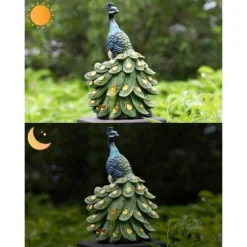 Techko Maid Peacock Calm Solar Outdoor Garden Statue Decor With Spotlight 21 Techko Maid Peacock Calm Solar Outdoor Garden Statue Decor With Spotlight -Garden Furniture Store GUEST 819ed798 d2da 4ed8 b9e4 4cd4d7b2efb5