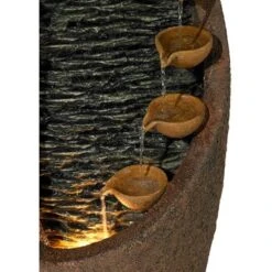 John Timberland Modern Rustic Outdoor Floor Water Fountain With Light LED 34 1/2" High Cascading For Yard Garden Patio Deck 10 John Timberland Modern Rustic Outdoor Floor Water Fountain With Light LED 34 1/2" High Cascading For Yard Garden Patio Deck -Garden Furniture Store GUEST 82298b8a f6e2 494d 8532 379a4f861e04