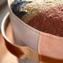 Cotton Pouf Featuring A Screenprinted Bicycle Illustration With Script - Olivia & May 14 Cotton Pouf Featuring A Screenprinted Bicycle Illustration With Script - Olivia & May -Garden Furniture Store GUEST 83078056 d488 4d71 9bd0 7c4de65d1fe2