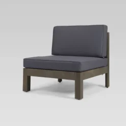 Oana 5pc Acacia Wood V-Shaped Sectional Sofa Set - Gray/Dark Gray - Christopher Knight Home 7 Oana 5pc Acacia Wood V-Shaped Sectional Sofa Set - Gray/Dark Gray - Christopher Knight Home -Garden Furniture Store GUEST 8467f5a9 be06 4709 9912 6a321f76c65c