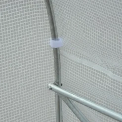 Outsunny 11.5' X 9.8' X 6.5' Outdoor Walk-In Tunnel Greenhouse Hot House With Roll-up Windows, Zippered Door, PE Cover, White 13 Outsunny 11.5' X 9.8' X 6.5' Outdoor Walk-In Tunnel Greenhouse Hot House With Roll-up Windows, Zippered Door, PE Cover, White -Garden Furniture Store GUEST 847c4a0e 174c 4d5e 9b30 88bcb82a8667