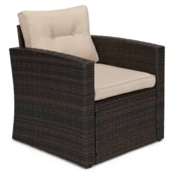 5pc Wicker Outdoor Conversation Set - EDYO LIVING -Garden Furniture Store GUEST 84d5ca84 67f5 4259 ae9b fd9ceb53e0cd