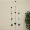 Gerson International Assorted Stainless Steel Iridescent Garden Sphere Yard Stakes, Set Of 3