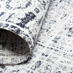 Sofia Magnolia 7'9" X 10'2" Outdoor Patio Rug Navy Blue - Nicole Miller -Garden Furniture Store GUEST 89291937 8dbb 410a 83a7 ad6d404a0ea0