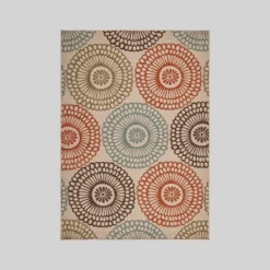 Seastar Medallion Outdoor Rug Ivory - Christopher Knight Home -Garden Furniture Store GUEST 8961d1ff 1066 4cd1 a9eb c42368bce283