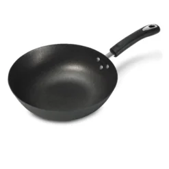 Starfrit Light Nonstick Cast Iron Wok With Bakelite Handle (10-In.)