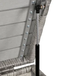 Outsunny 4 Piece Patio Furniture Set, Outdoor Sofa Set With 2 Loveseats, Cushions, Coffee Table, Storage Side Table, PE Rattan Wicker, Gray 11 Outsunny 4 Piece Patio Furniture Set, Outdoor Sofa Set With 2 Loveseats, Cushions, Coffee Table, Storage Side Table, PE Rattan Wicker, Gray -Garden Furniture Store GUEST 8afcb16d 47f4 4320 847d f2b22cf69d55