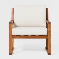 Saracina Home Modern Slat-Back Acacia Outdoor Arm Chair With Cushions 10 Saracina Home Modern Slat-Back Acacia Outdoor Arm Chair With Cushions -Garden Furniture Store GUEST 8c100c19 cce6 4263 bf19 7df869ee1e9b