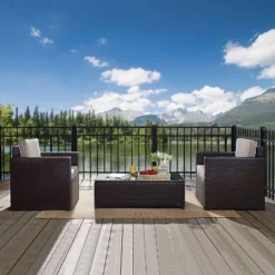 Palm Harbor 3pc All-Weather Wicker Patio Seating Set - Gray Cushions - Crosley 17 Palm Harbor 3pc All-Weather Wicker Patio Seating Set - Gray Cushions - Crosley -Garden Furniture Store GUEST 8cf0ae59 078c 46c7 b017 996b98677cbd