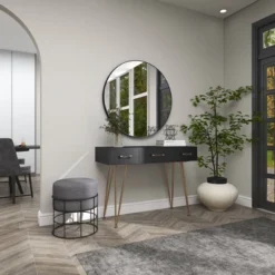 Metal Fabric Patio Garden Stool - Olivia & May -Garden Furniture Store GUEST 8e1d20f5 bf41 4463 9098 442991aedba4