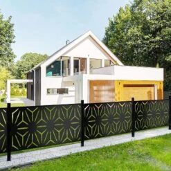 NewTown Decorative Outdoor Privacy Screen Panels, Metal Laser Cut Privacy Screen Decorative Patio Metal Fence For Outdoor Indoor Decor-The Pop Home -Garden Furniture Store GUEST 8febc151 baba 44db 88b4 c1e8baf7f427