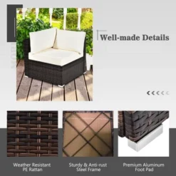 Tangkula 7PCS Patio Rattan Furniture Set 42" Fire Pit Table W/ Cover Cushioned 18 Tangkula 7PCS Patio Rattan Furniture Set 42" Fire Pit Table W/ Cover Cushioned -Garden Furniture Store GUEST 91688e7a 50e4 4ef1 8381 a70f0382fa6a