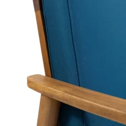 2pc Willowbrook Patio Acacia Wood Loveseat Set With Coffee Table - Teak/Dark Teal - Christopher Knight Home 7 2pc Willowbrook Patio Acacia Wood Loveseat Set With Coffee Table - Teak/Dark Teal - Christopher Knight Home -Garden Furniture Store GUEST 917c06cb fcfd 4a95 bad3 da3028224b4f