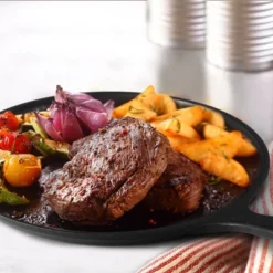 COMMERCIAL CHEF 10.5 Inch Preseasoned Cast Iron Round Griddle Pan 7 COMMERCIAL CHEF 10.5 Inch Preseasoned Cast Iron Round Griddle Pan -Garden Furniture Store GUEST 91eba940 45a2 49ec 8839 31702cd9df28