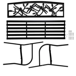 Plow & Hearth Dragonfly Metal Garden Bench -Garden Furniture Store GUEST 923036fa 99c9 4943 8b3e 43fcd90274c5