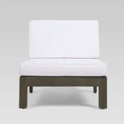 Brava 4pc Acacia Modular Sofa And Table Set - Gray/White - Christopher Knight Home 9 Brava 4pc Acacia Modular Sofa And Table Set - Gray/White - Christopher Knight Home -Garden Furniture Store GUEST 92b6fcb0 a31a 4753 8962 73318628996b