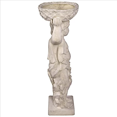 Design Toscano Young Bacchus With Basket Planter Garden Statue: Bacchus Left 7 Design Toscano Young Bacchus With Basket Planter Garden Statue: Bacchus Left - Image 7