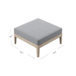 Summerlyn Ottoman - Linon -Garden Furniture Store GUEST 94c83d47 10b4 4384 a6e5 30ef6a3ad195