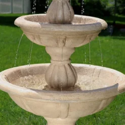 Sunnydaze Decor Sunnydaze 61"H Electric Polyresin And Fiberglass 3-Tier Cornucopia Outdoor Water Fountain -Garden Furniture Store GUEST 94cff762 0b8e 4086 9a51 f3b8d04fc467