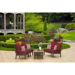 Arden Selections 16" X 16" Outdoor Decorative Throw Pillow Cabana Stripe Ruby 6 Arden Selections 16" X 16" Outdoor Decorative Throw Pillow Cabana Stripe Ruby -Garden Furniture Store GUEST 95bb1139 108d 4d08 9291 ed313f8fbfbf