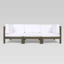 Brava 4pc Acacia Modular Sofa And Table Set - Gray/White - Christopher Knight Home 8 Brava 4pc Acacia Modular Sofa And Table Set - Gray/White - Christopher Knight Home -Garden Furniture Store GUEST 96bfc790 3a11 4760 bfa1 e8b88db7a36d