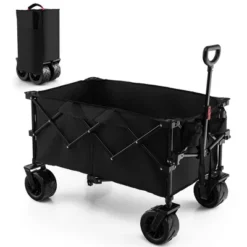 Costway Folding Collapsible Wagon Utility Garden Cart W/ Wide Wheels Adjustable Handle 21 Costway Folding Collapsible Wagon Utility Garden Cart W/ Wide Wheels Adjustable Handle -Garden Furniture Store GUEST 974f62d2 2b68 4e50 a48d 0b5d4a326206