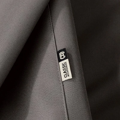 Classic Accessories Ravenna Water-Resistant Rectangle Table Cover, Dark Taupe 8 Classic Accessories Ravenna Water-Resistant Rectangle Table Cover, Dark Taupe - Image 8