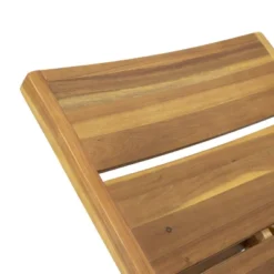 Kyoto 3pc Outdoor Acacia Wood Chaise Lounge Set - Teak/Yellow - Christopher Knight Home -Garden Furniture Store GUEST 9aa4de78 040d 4747 b3af bfcff252b134