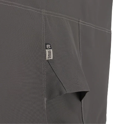 Classic Accessories Ravenna Water-Resistant Rectangle Table Cover, Dark Taupe 2 Classic Accessories Ravenna Water-Resistant Rectangle Table Cover, Dark Taupe - Image 2