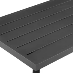 Dover 2pc Outdoor Rope Conversation Set With Loveseat & Coffee Table - Charcoal/Matte Black - Crosley -Garden Furniture Store GUEST 9b6e6047 14df 4070 8870 9d17ac72818a