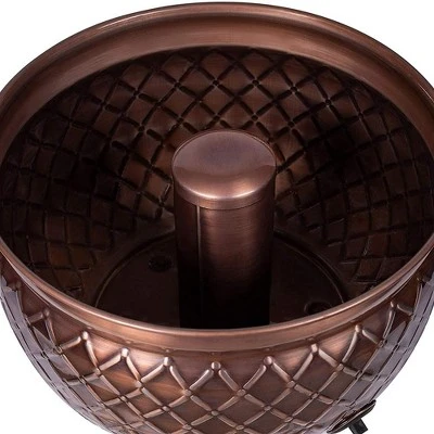 BirdRock Home Decorative Water Hose Pot - Copper - Drainage Hole - Group 5 BirdRock Home Decorative Water Hose Pot - Copper - Drainage Hole - Group - Image 5
