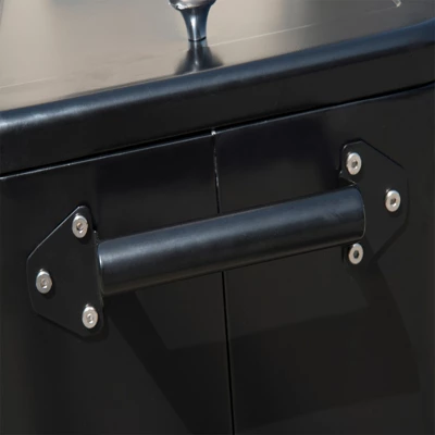 Outsunny 80 QT Rolling Cooling Bins Ice Chest On Wheels Outdoor Stand Up Drink Cooler Cart For Party 4 Outsunny 80 QT Rolling Cooling Bins Ice Chest On Wheels Outdoor Stand Up Drink Cooler Cart For Party - Image 4