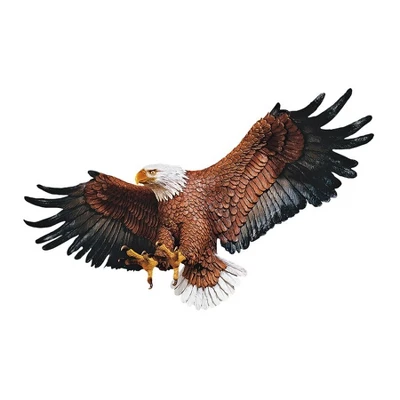 Design Toscano Freedom's Pride American Eagle Wall Sculpture - Large, Multicolored 2 Design Toscano Freedom's Pride American Eagle Wall Sculpture - Large, Multicolored - Image 2