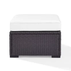 Biscayne Outdoor Wicker Ottoman - White - Crosley 13 Biscayne Outdoor Wicker Ottoman - White - Crosley -Garden Furniture Store GUEST 9e6ce92e 5ba2 4c5e b8e3 0c1d253c6f8a