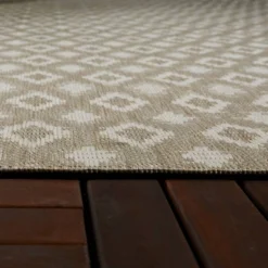 Geo Diamond Indoor/Outdoor Rug Natural - Project 62™ -Garden Furniture Store GUEST 9f17042d 09cb 47b9 a8a7 3e50814bcb69