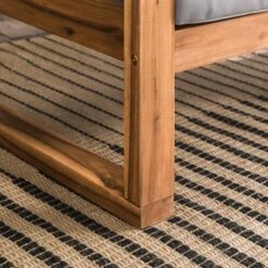 Galia Square Leg Acacia Wood Patio Loveseat With Cushions - Brown - Saracina Home 27 Galia Square Leg Acacia Wood Patio Loveseat With Cushions - Brown - Saracina Home -Garden Furniture Store GUEST a11ad9be a64c 44ca a46e a671dce41fbe