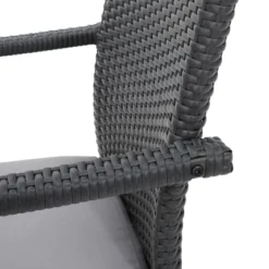 Corsica Set Of 2 Wicker Dining Chair With Cushions - Gray - Christopher Knight Home -Garden Furniture Store GUEST a1ccb04e 1525 4512 ad90 fe0856028a5c