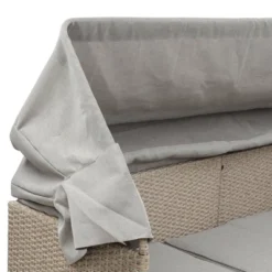 4pc Outdoor Adjustable Wicker Sectional Set With Canopy & Table - GODEER -Garden Furniture Store GUEST a1ee0e6a 1da1 47fc 9bee 1f7dcb29f4d9