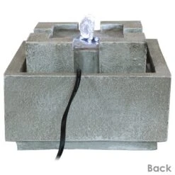 Sunnydaze Decor Sunnydaze Indoor Home Office Decorative Square Dynasty Bubbling Tabletop Water Fountain Feature - 7" -Garden Furniture Store GUEST a23502e7 17e8 430c 871e bbc706d97763