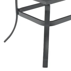 2pc Dahlia Outdoor Steel Conversation Set Taupe/Matte Black - Crosley -Garden Furniture Store GUEST a287dff6 27e8 4a65 aee9 76d4c99c0282