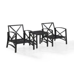 3pc Kaplan Outdoor Seating Set With 2 Chairs & Side Table - Oatmeal - Crosley -Garden Furniture Store GUEST a3ba762e 5038 4f48 b5ac 8c2e81a4c272