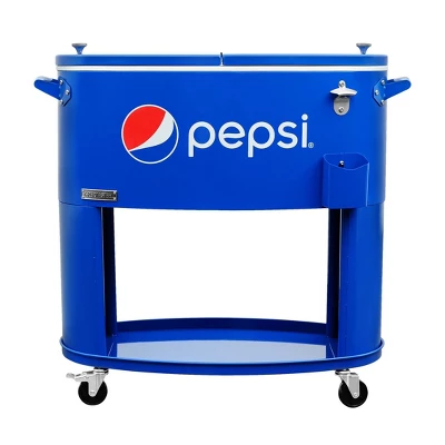 Permasteel 80qt Pepsi Oval Sporty Outdoor Cooler Cart 6 Permasteel 80qt Pepsi Oval Sporty Outdoor Cooler Cart - Image 6