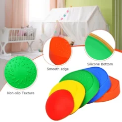 Costway 5pcs Kids Balance Stepping Stones Indoor & Outdoor Coordination & Balance Toy -Garden Furniture Store GUEST a4b15577 f35b 478d b751 3767c1a77de8