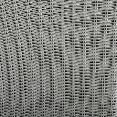 Bradenton 7pc Outdoor Wicker Sofa And Arm Chair Seating Set With Coffee Table, Side Table And 2 Ottomans - Navy/Gray - Crosley 5 Bradenton 7pc Outdoor Wicker Sofa And Arm Chair Seating Set With Coffee Table, Side Table And 2 Ottomans - Navy/Gray - Crosley - Image 5