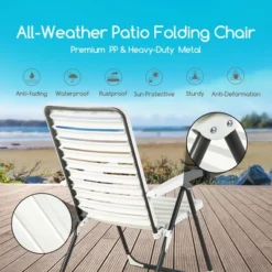 Costway Patio PP Folding Chair Adjustable Reclining 7-Level All-Weather Portable Outdoor 12 Costway Patio PP Folding Chair Adjustable Reclining 7-Level All-Weather Portable Outdoor -Garden Furniture Store GUEST a712e662 ee0d 4d40 ac95 7aac24121edf