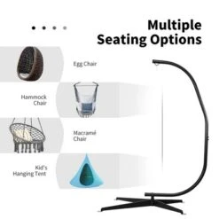 Costway C Hammock Frame Stand Solid Steel Construction -Garden Furniture Store GUEST a75592b6 dec3 4430 ac1c a2fa9ec0a1bf