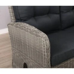 Monaco Outdoor 2 Seat Reclining Bench - Gray - Alaterre Furniture -Garden Furniture Store GUEST a7c9075a 0b0f 4b93 afba 47d2b744fd11