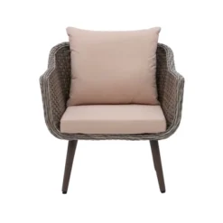 3pc Bertram Outdoor Wicker Conversation Set Gray - Linon -Garden Furniture Store GUEST a89f9b8a 14f3 4f8b aca2 ef71832c06c7